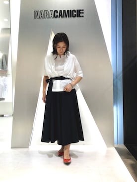 「NARACAMICIE（ナラカミーチェ）のアイテム」を使った、telo2.8さん（レディース・164cm）の夏コーディネート