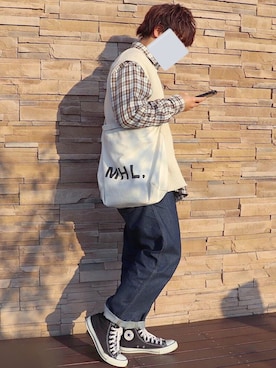 「レイヤードstyle」｜KeN*さん（メンズ・162cm）の冬コーディネート