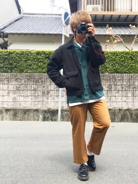 「平成最後のWEARISTAセンバツ」｜「アイテム（カバーオール）」を使った、KeN*さん（メンズ・162cm）の春コーディネート
