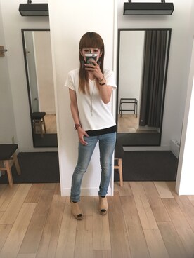 「アイテム（ピアス（両耳用））」を使った、yumipemさん（レディース・165cm・30代）の夏コーディネート