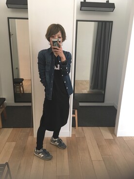「FILA（フィラ）のアイテム（ワンピース/ドレス）」を使った、yumipemさん（レディース・165cm）の春コーディネート