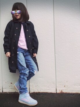 「ＧＷ」｜「アイテム（その他アウター）」を使った、BUTAMIさん（レディース・163cm）の春コーディネート