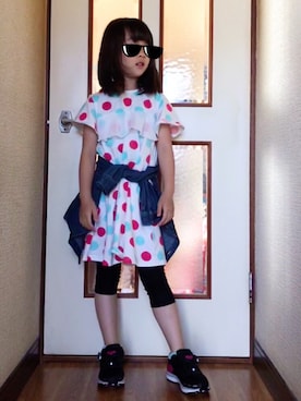 「BARNSsohostreet（バーンズソーホーストリート）のアイテム」を使った、BUTAMIさん（レディース・163cm）の夏コーディネート