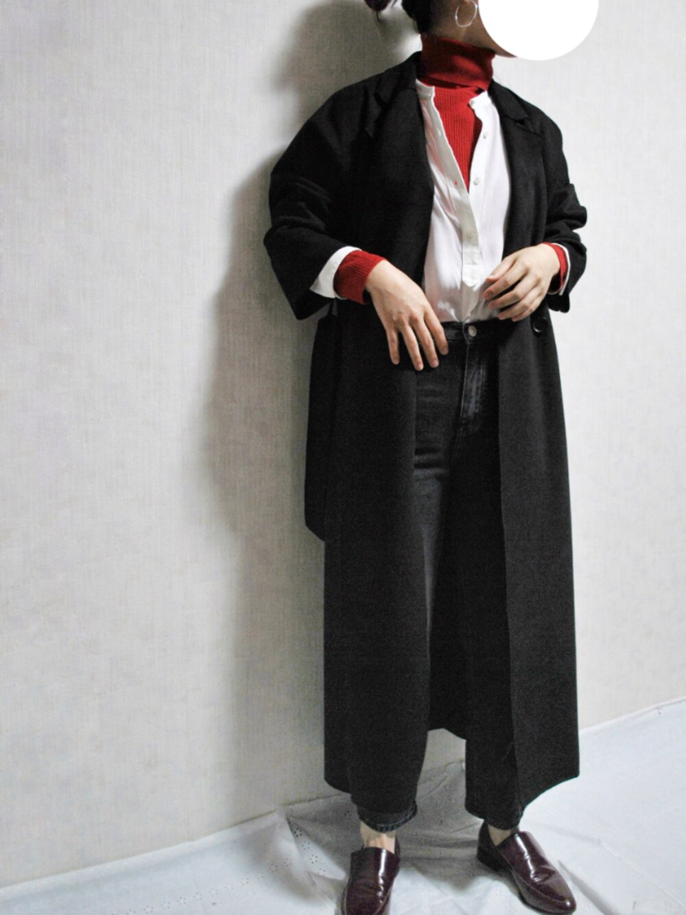 【極美品】ZARA☆ボルドー　4way伸縮　ストレッチ 　ロングチェスターコート 極美品】ZARA☆ボルドー 4way伸縮 ストレッチ ロングチェスター