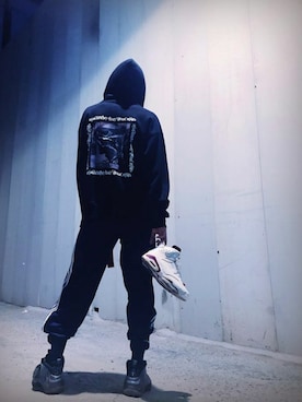 「Jordan」｜「アイテム（その他シューズ）」を使った、kicksさん（メンズ・183cm）の冬コーディネート