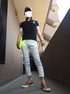 「StarLean(スターリアン)のアイテム」を使った、ドリームさん(メンズ・168cm)の夏コーディネート