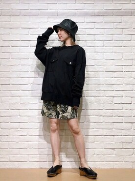 Gramicci グラミチ Weather G Shorts ボタニカル柄gショーツ 総柄ショートパンツを使ったレディース人気ファッションコーディネート Wear