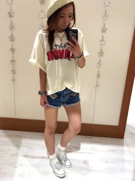 「SpRay（スプレイ）のアイテム（財布/小物）」を使った、yukariさん（レディース・158cm）の夏コーディネート
