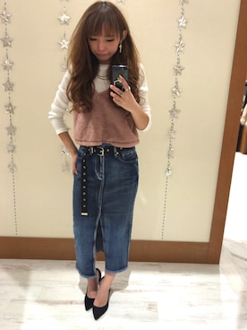 「SpRay（スプレイ）のアイテム（アンサンブル）」を使った、yukariさん（レディース・158cm）の秋コーディネート