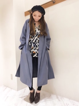 「SpRay（スプレイ）のアイテム（その他アウター）」を使った、yukariさん（レディース・158cm）の秋コーディネート