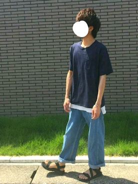 「アイテム（バングル/リストバンド）」を使った、ゆうくんさん（メンズ・168cm・20代）の春コーディネート