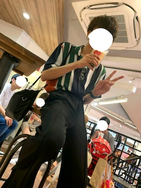 「Chaos（カオス）のアイテム（パンツ）」を使った、ゆうくんさん（メンズ・168cm）の夏コーディネート