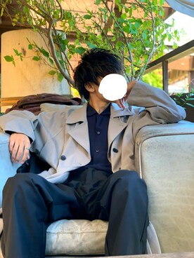 「Chaos（カオス）のアイテム（パンツ）」を使った、ゆうくんさん（メンズ・168cm）の秋コーディネート