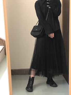 「日系极简」｜「アイテム（その他シューズ）」を使った、Miss映竹さん（レディース・158cm）の春コーディネート