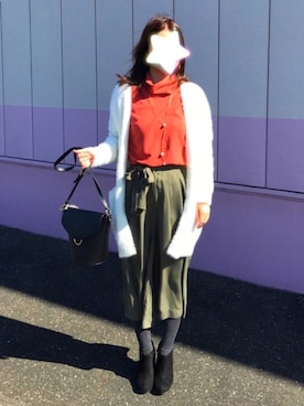 tomo❤︎*。さん(レディース・158cm)の冬コーディネート