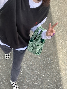 「Polo Ralph Lauren」｜「アイテム（スリッポン）」を使った、Fuka ◟̽◞̽さん（レディース・164cm）の秋コーディネート
