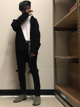 「working style」｜「アイテム（スウェット）」を使った、Xeroさん（メンズ・168cm）の秋コーディネート