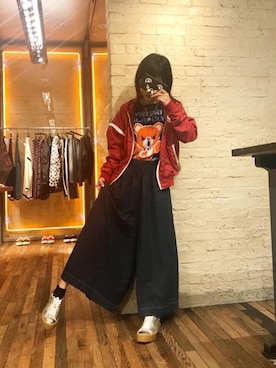 Qさん（レディース・163cm）の秋コーディネート