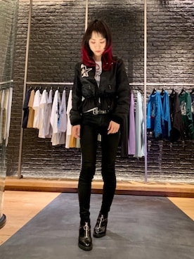 Qさん（レディース・163cm）の冬コーディネート