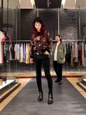 Qさん（レディース・163cm）の春コーディネート