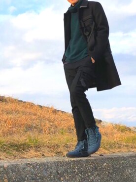 「N°21（ヌメロ ヴェントゥーノ）のアイテム（ジャケット/アウター）」を使った、TENGOKUSENSEIさん（メンズ・181cm）の冬コーディネート