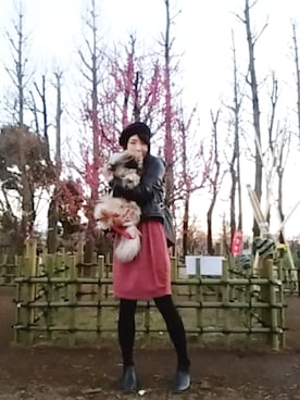 「goa（ゴア）のアイテム（ダウンジャケット/コート）」を使った、nun.さん（レディース・164cm）の冬コーディネート