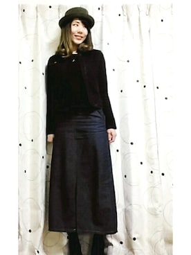 「アイテム（ニット/セーター）」を使った、nun.さん（レディース・164cm）の春コーディネート