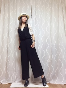 KKさま 専用 ユニクロ公式 | カシュクールオールインワン