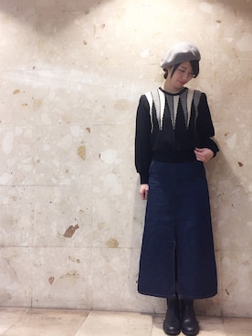 「Astoria（アストリア）のアイテム」を使った、nun.さん（レディース・164cm）の春コーディネート