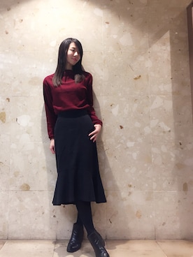 「ぺプラム」｜「アイテム（腕時計）」を使った、nun.さん（レディース・164cm）の春コーディネート