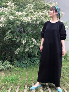 「ISOOK（アイスー）のアイテム（ワンピース/ドレス）」を使った、nun.さん（レディース・164cm）の春コーディネート