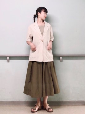 「Sonia C（ソニアシー）のアイテム」を使った、nun.さん（レディース・164cm）の夏コーディネート