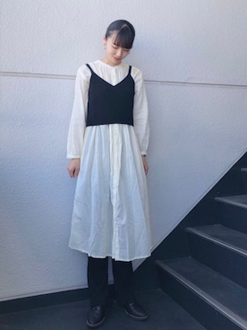 「REPEL（リベル）のアイテム」を使った、nun.さん（レディース・164cm）の秋コーディネート