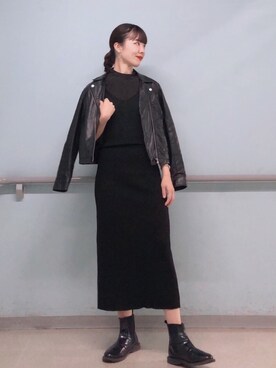 「Futier land（フューティアランド）のアイテム（ジャケット/アウター）」を使った、nun.さん（レディース・164cm）の秋コーディネート