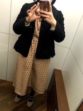 「ARROW（アロー）のアイテム（ジャケット/アウター）」を使った、L♥️VEさん（レディース・159cm）の冬コーディネート