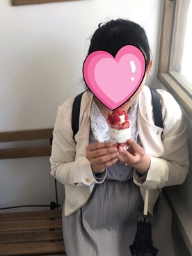 「MAJESTIC LEGON（マジェスティックレゴン）のアイテム（ライダースジャケット）」を使った、L♥️VEさん（レディース・159cm）の春コーディネート