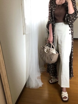 「slowmelly」｜スアさん（レディース・161cm）の夏コーディネート