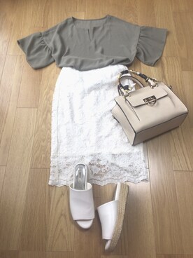 sakiさん（レディース・160cm）の夏コーディネート