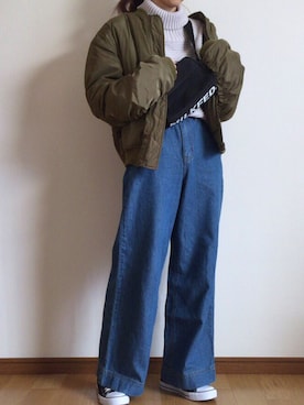 sakiさん（レディース・160cm）の冬コーディネート