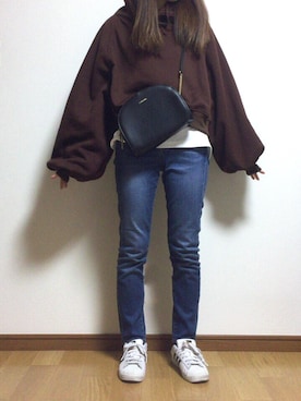 sakiさん（レディース・160cm）の冬コーディネート