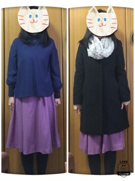 pinkykittyさん（レディース・163cm）の冬コーディネート