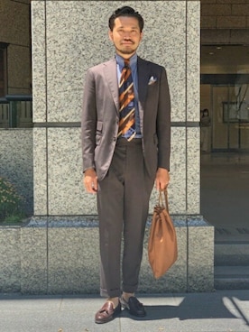 「Cisei（シセイ）のアイテム」を使った、Brilla per il gustoさん（メンズ・180cm）の秋コーディネート