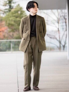 Brilla per il gustoさん（メンズ・180cm）の冬コーディネート