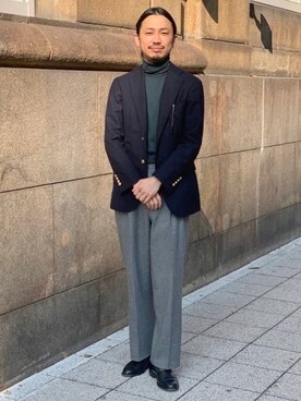 Brilla per il gustoさん（メンズ・180cm）の冬コーディネート