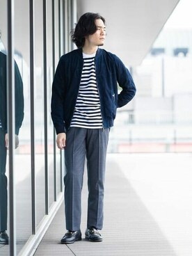 Brilla per il gustoさんの（JOHN SMEDLEY | ジョンスメドレー）を使ったコーディネート