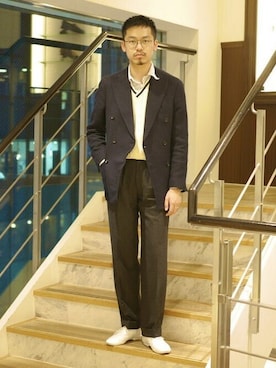 ドレスシューズを使った ダンスシューズ のメンズ人気ファッションコーディネート Wear