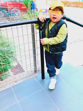 「オシャレパッソ」｜kanatouiさん（キッズ・90cm）の秋コーディネート