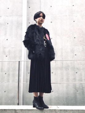 miyaさん(レディース・155cm)の冬コーディネート