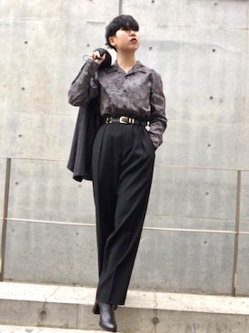 miyaさん（レディース・155cm）の冬コーディネート