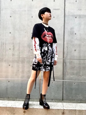 「g.v.g.v」｜miyaさん（レディース・155cm）の冬コーディネート